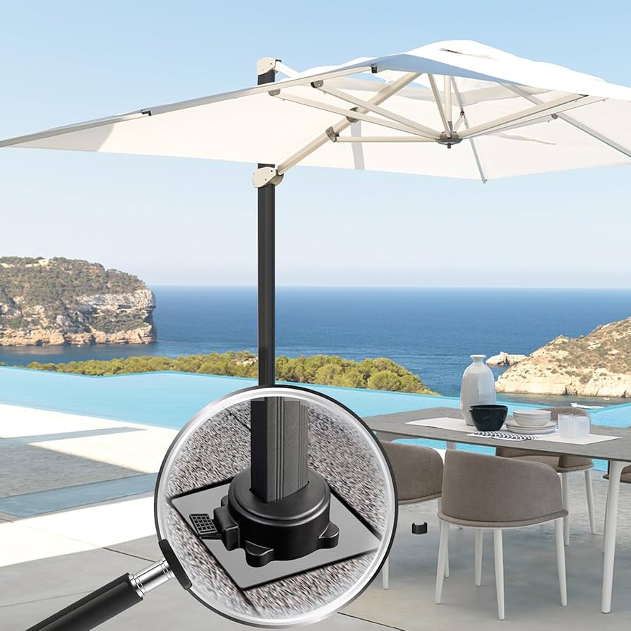 傘立て soil UMBRELLA STAND large QUIETEX In Ground Umbrella Base with Umbrella Stand Tube